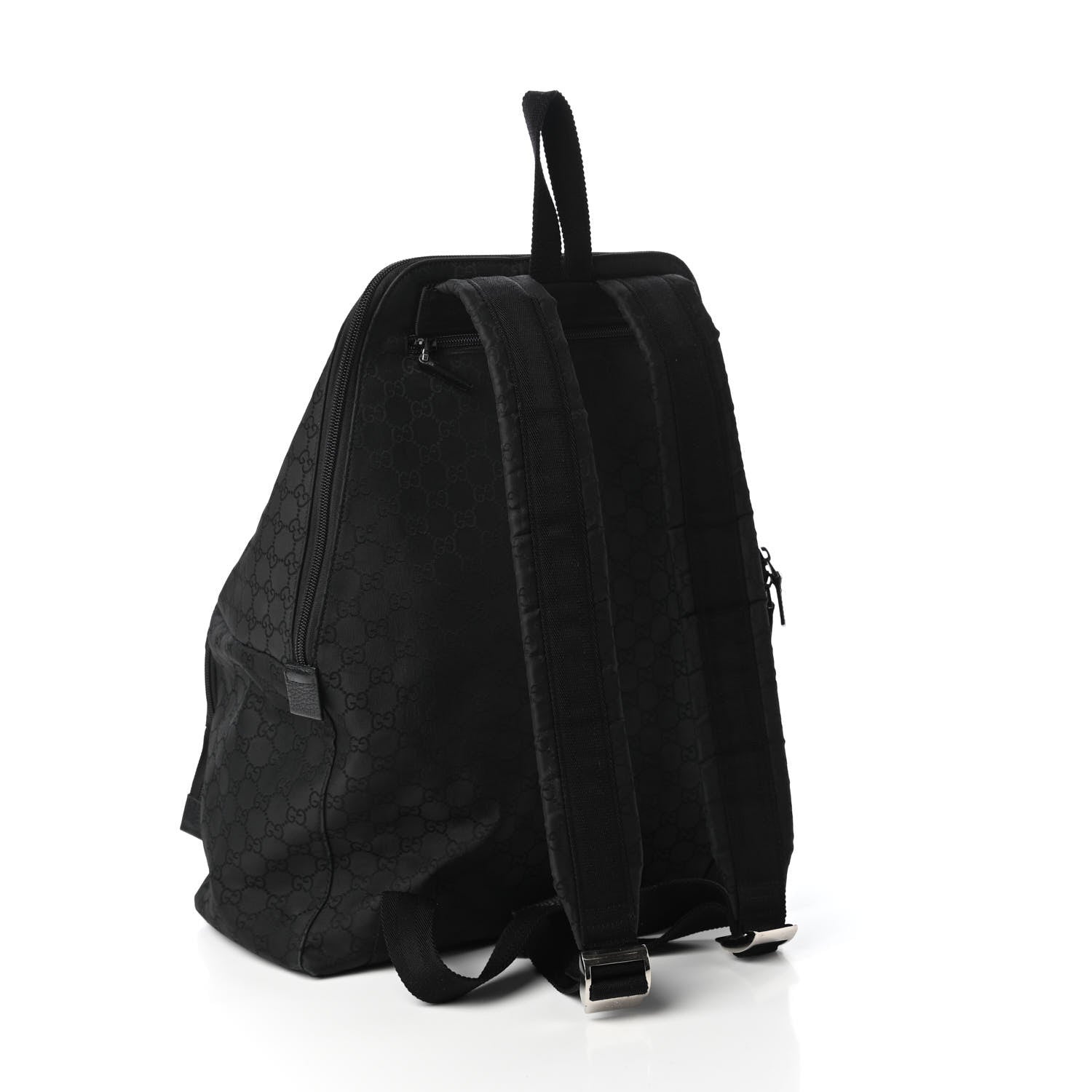 Gucci Nylon Monogram Medium Backpack Black 3 of 10