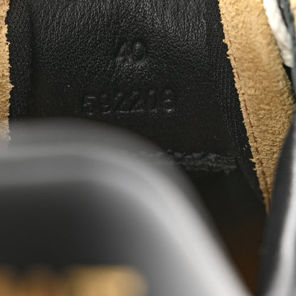 Loewe Nylon Suede Flow Runner Sneakers 40 Gold Black 8 of 11