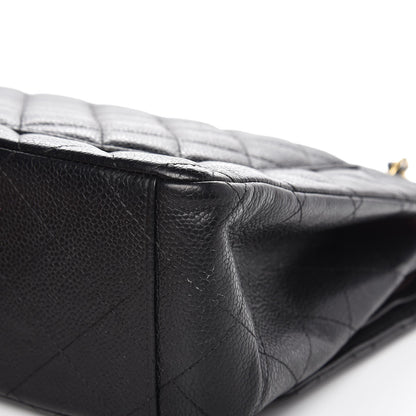 Chanel Caviar Quilted Maxi Double Flap Black 15 of 18