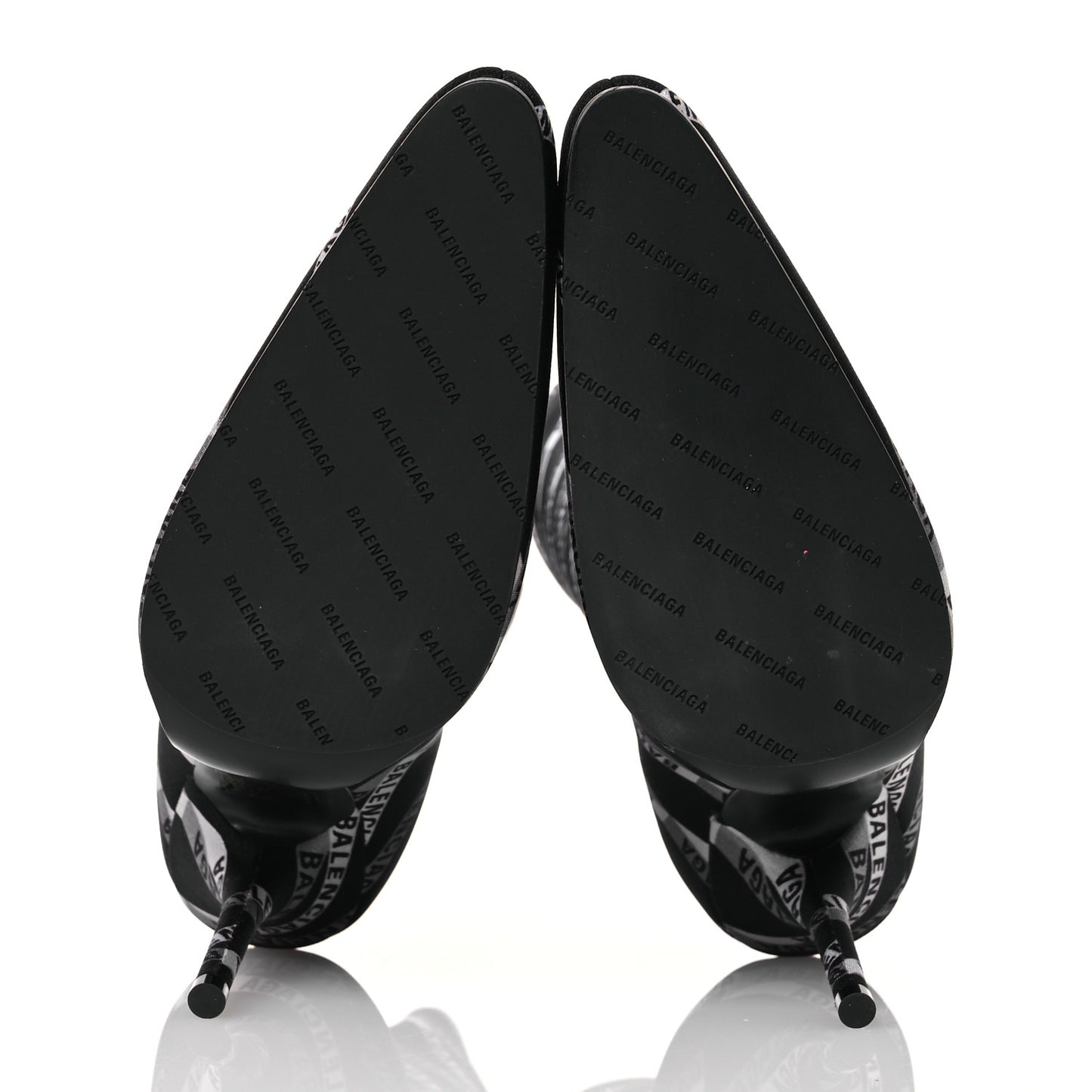Spandex Losange Monogram 110mm Booties 40 Gris Black