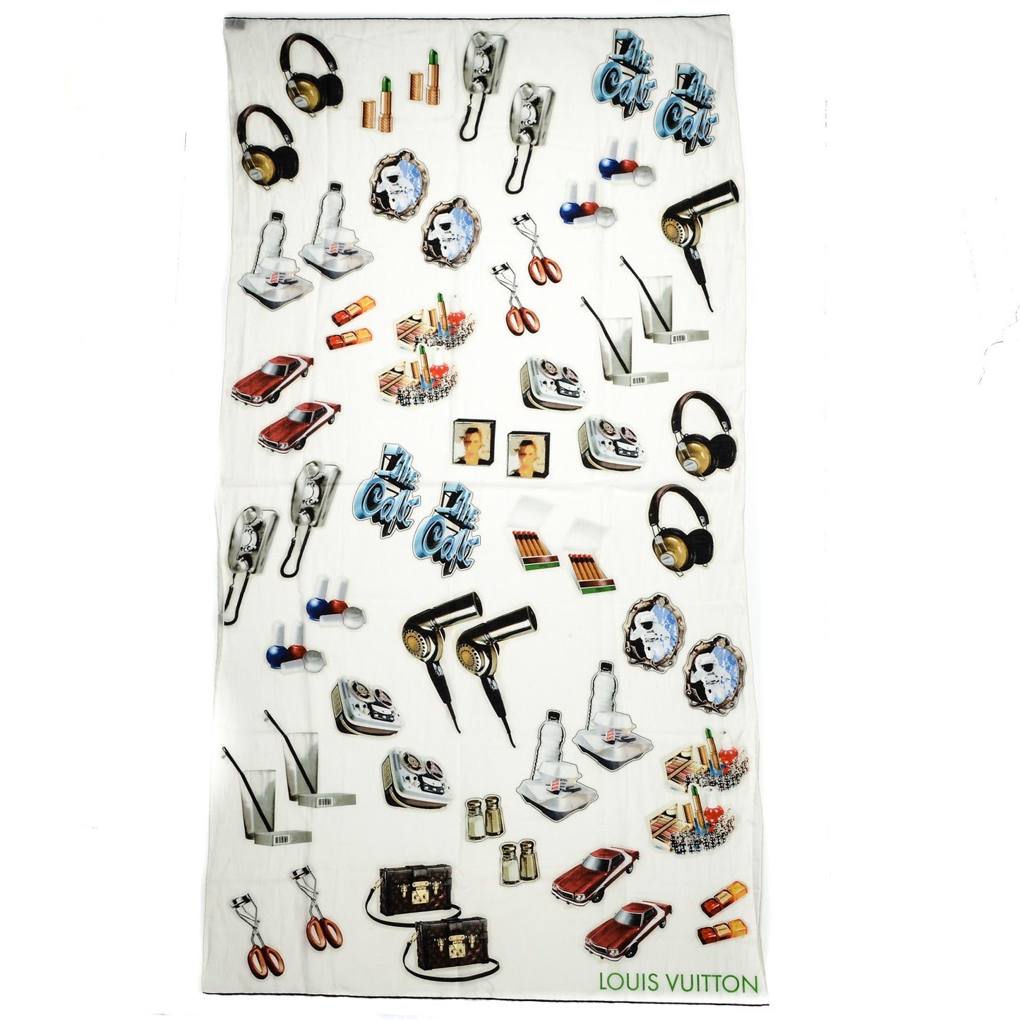 Silk Vernis Stickers Animation Stole White