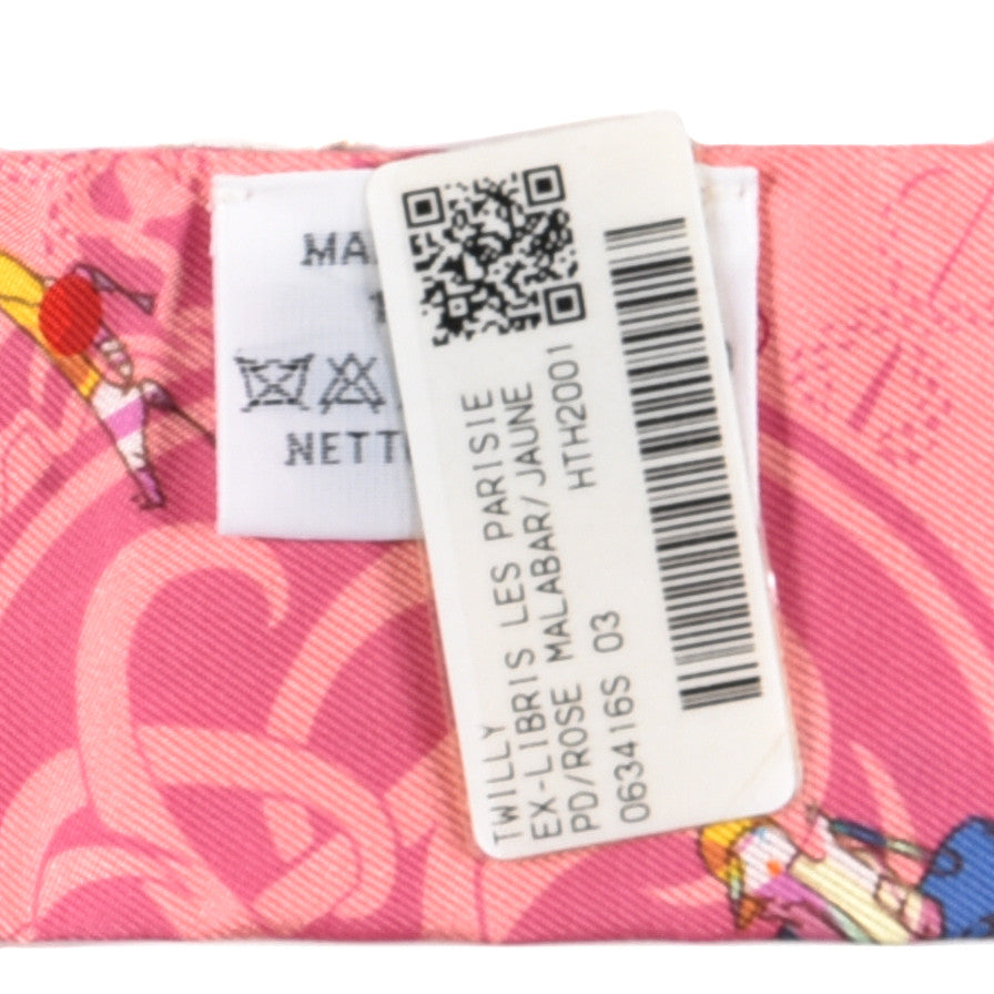 Silk Ex-Libris Les Parisie Twilly Rose Malabar Jaune