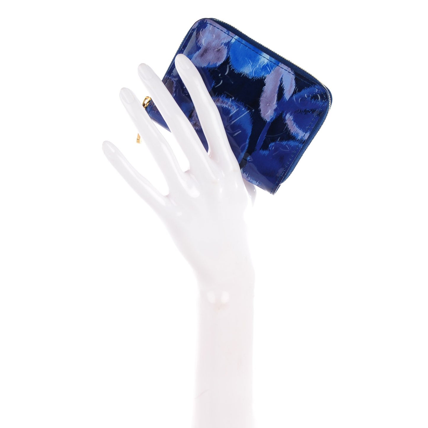 Vernis Ikat Zippy Coin Purse Grand Blue