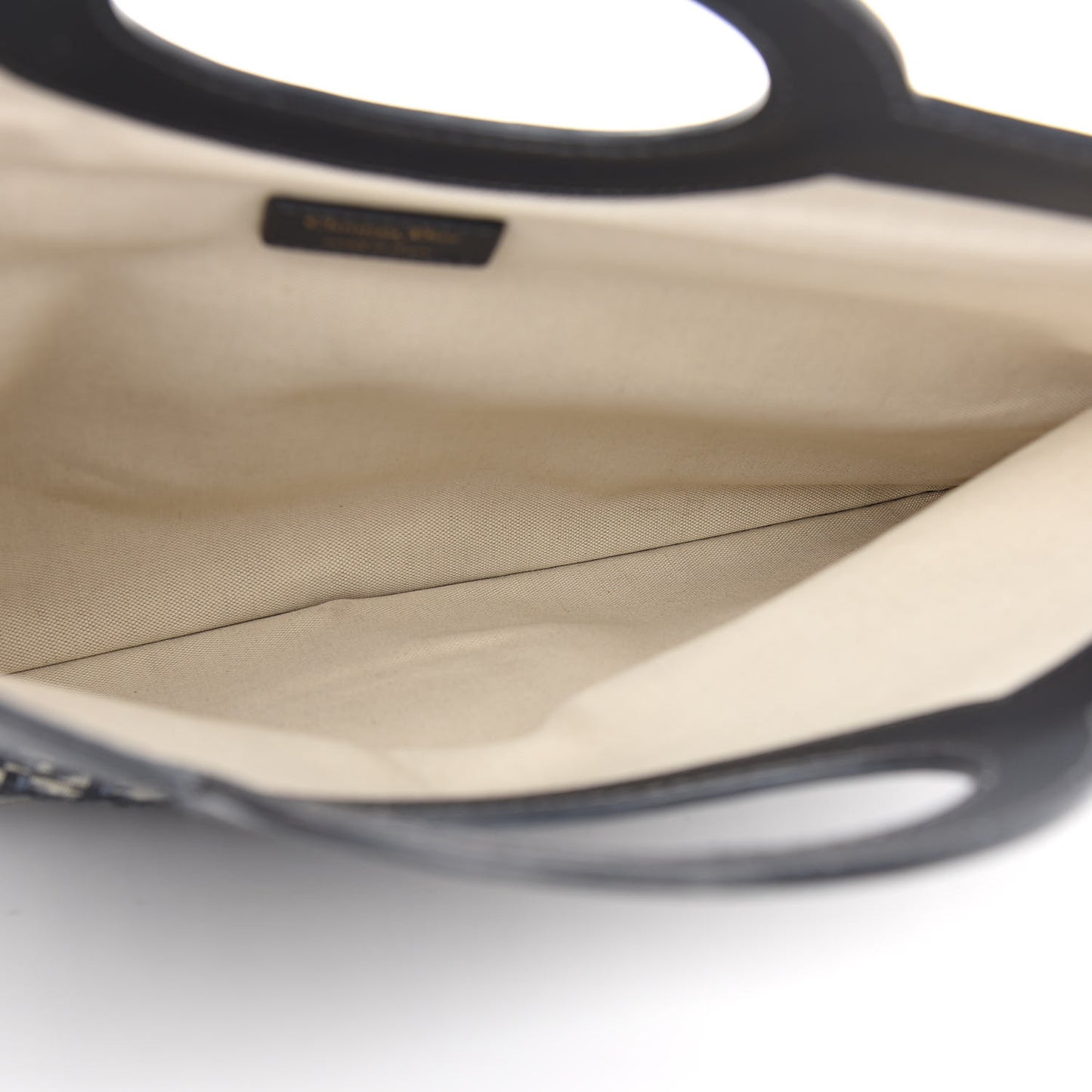 Oblique Fold Over Clutch Blue