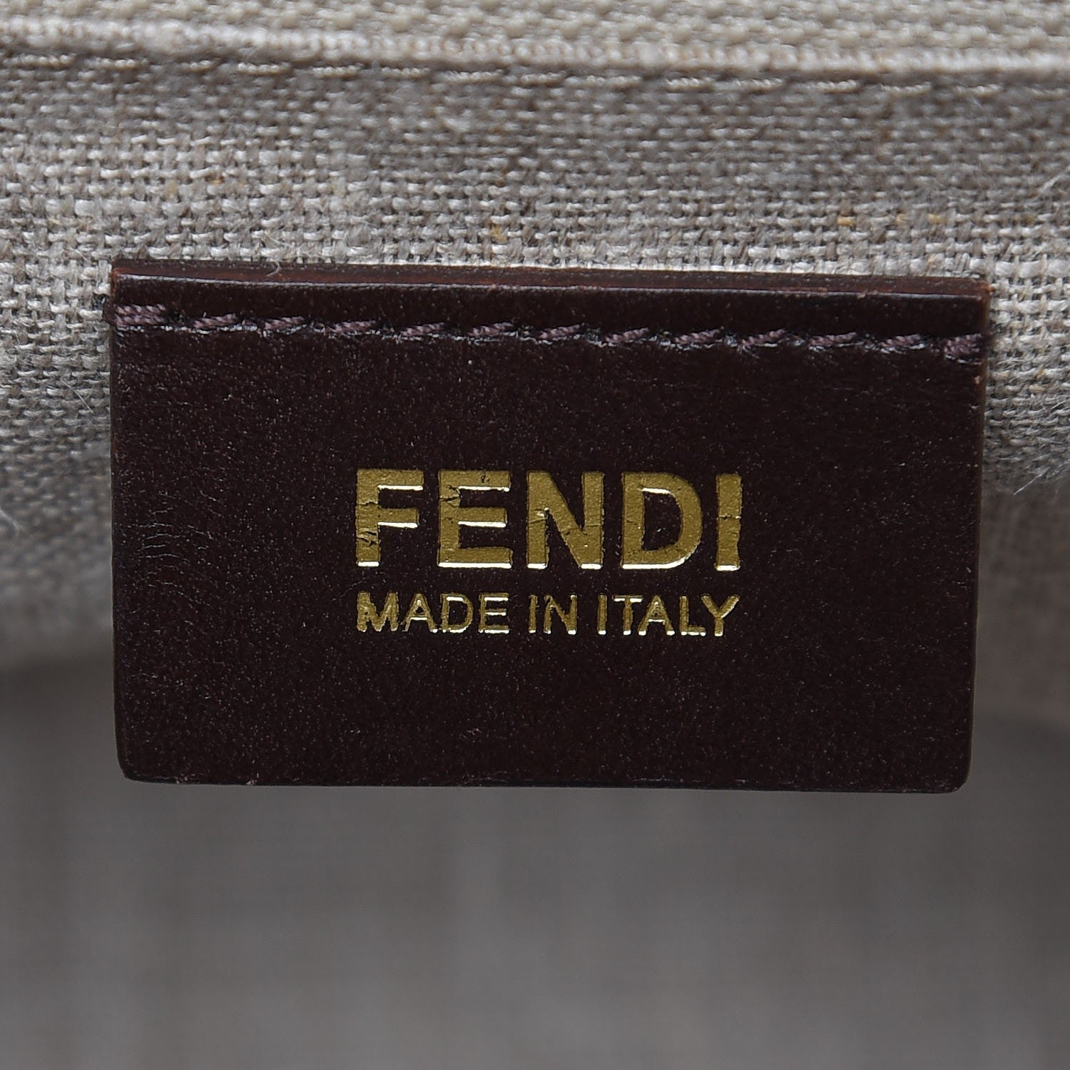 Fendi Cuoio Silvana Bag Beige Deep Berry Blue 6 of 12