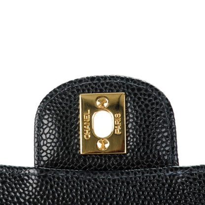 Chanel Caviar Quilted Medium Double Flap Black 5 of 9