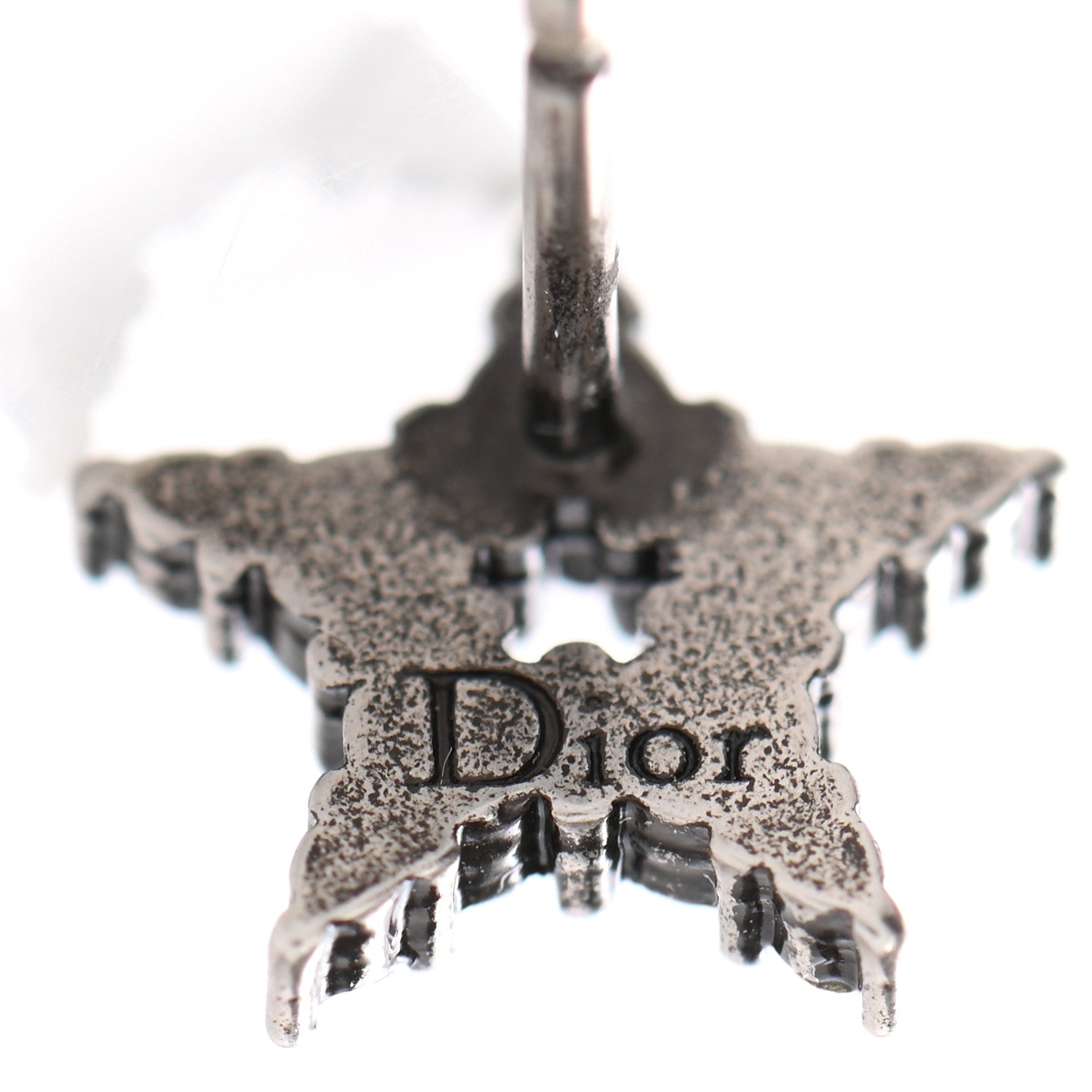 Christian Dior Crystal Mise En Dior Tribal Earrings Multicolor Antique Silver 6 of 6