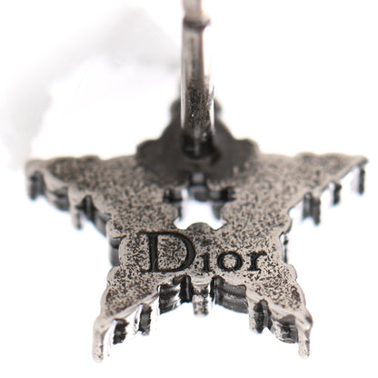 Christian Dior Crystal Mise En Dior Tribal Earrings Multicolor Antique Silver 6 of 6