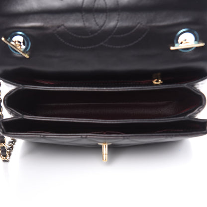 Chanel Lambskin Quilted Small Trendy CC Dual Handle Flap Bag Black 5 of 14