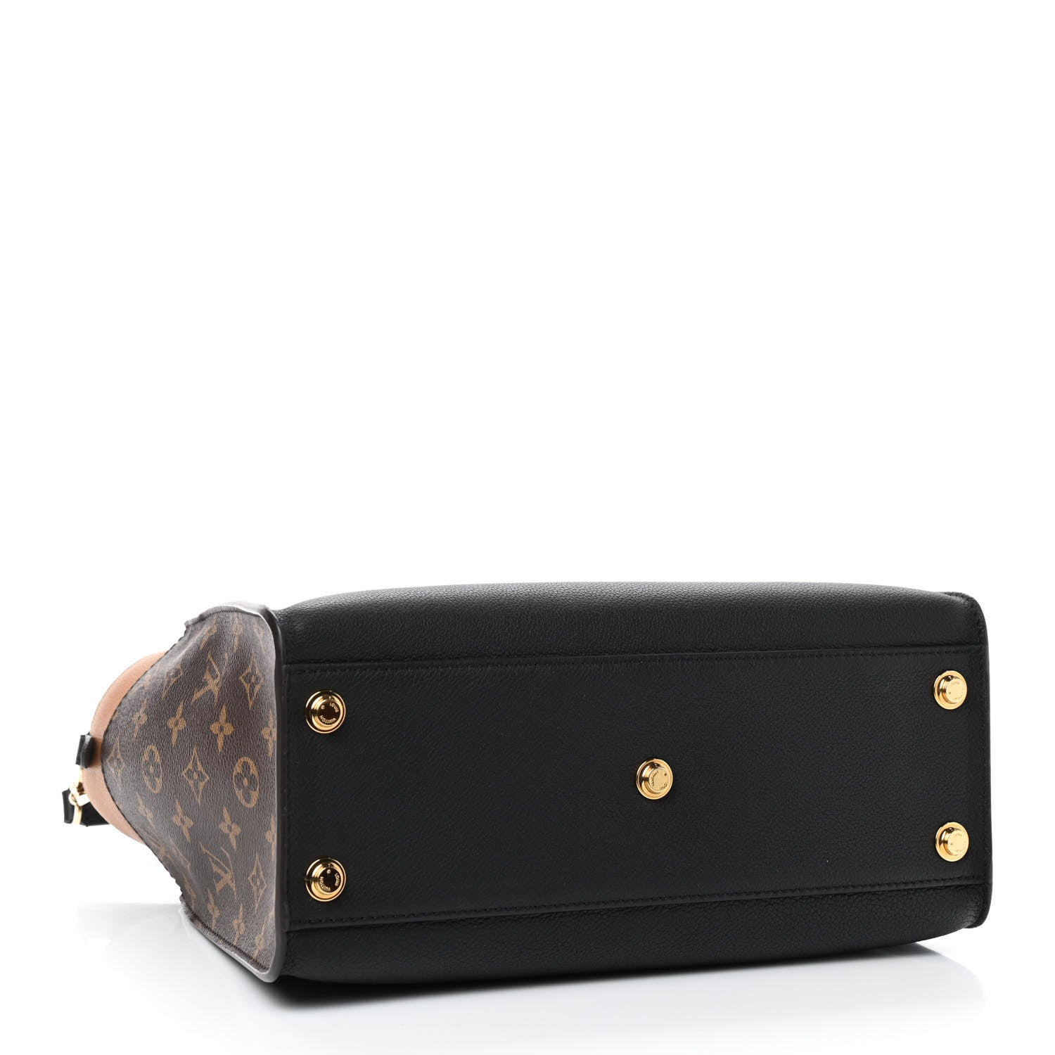 Louis Vuitton Calfskin Monogram On My Side Black 4 of 9
