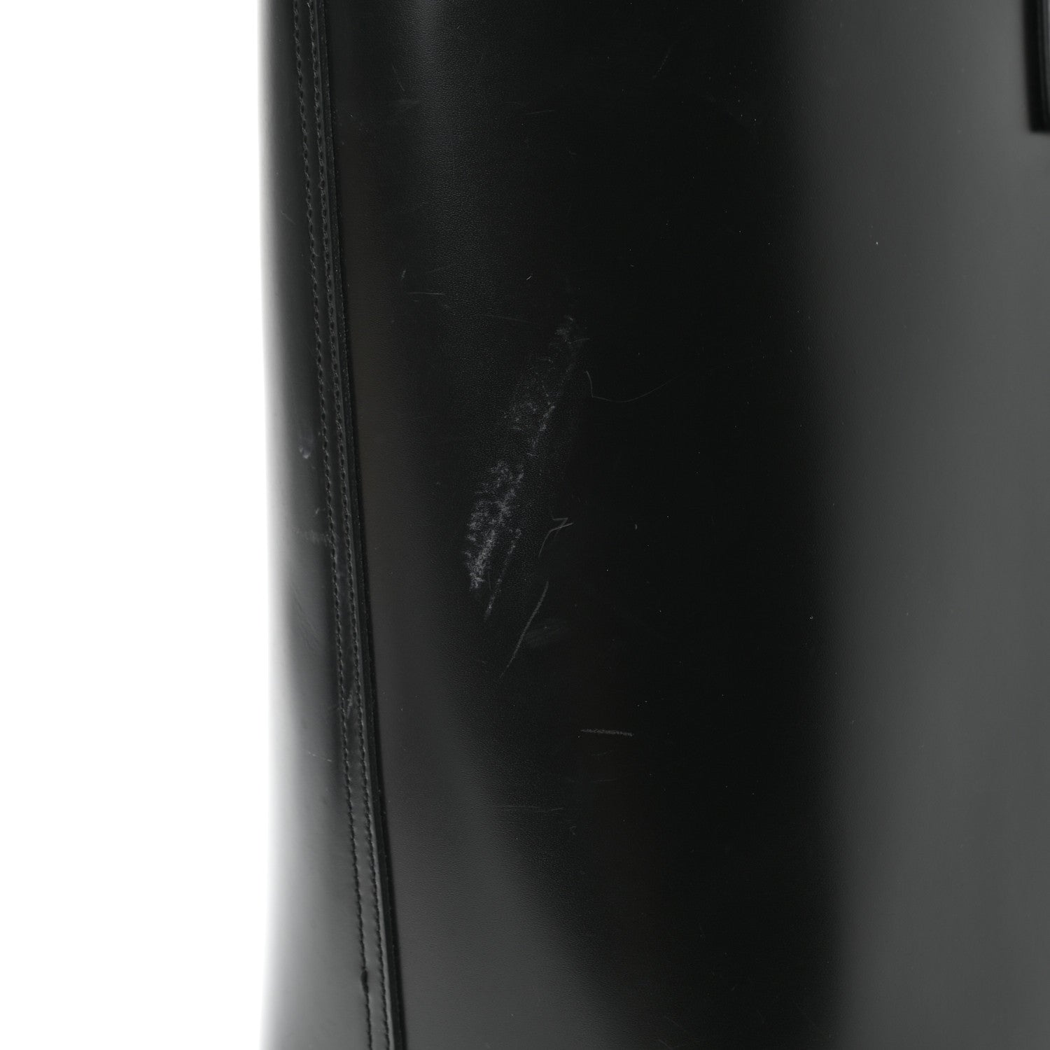 Saint Laurent Calfskin Classic Monogram Double Face Tote Black Blue Majorelle 10 of 11
