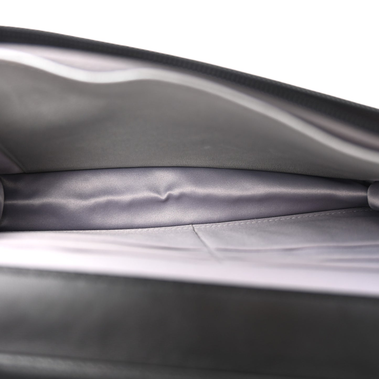 Lambskin Camellia Embossed Wallet On Chain WOC Black