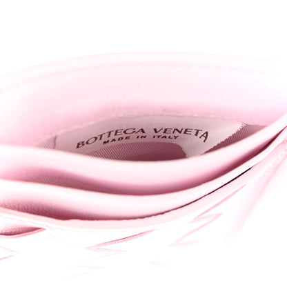 Bottega Veneta Calfskin Intrecciato Zip Card Holder Rosa 7 of 9