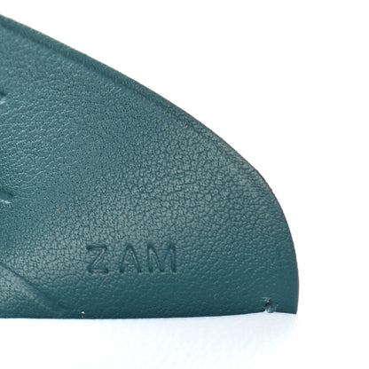 Hermes Milo Lambskin Grigri Rodeo Pegase Horse Bag Charm PM Bleu Brume Sesame Vert Bosphore 4 of 5