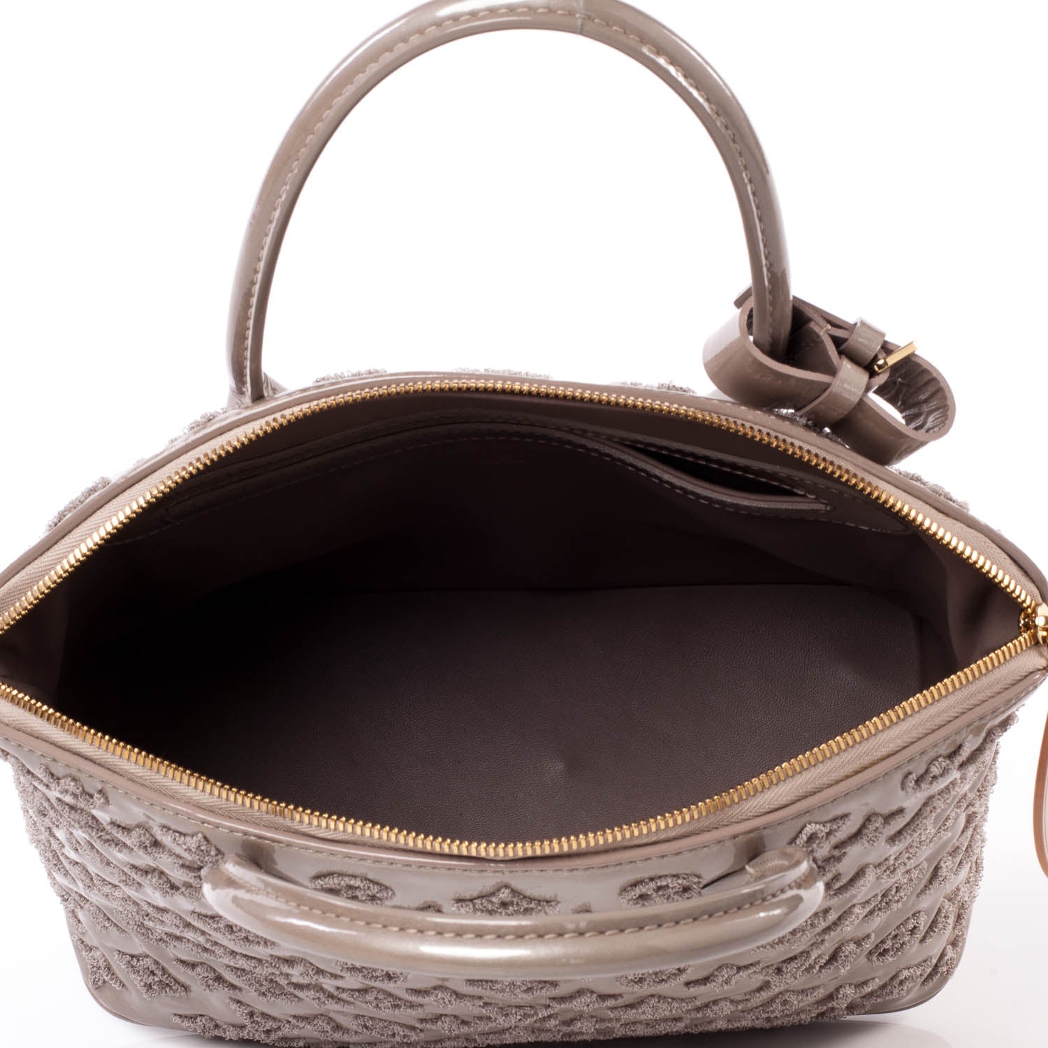 Louis Vuitton Patent Lambskin Fascination Lockit Gris 17 of 18
