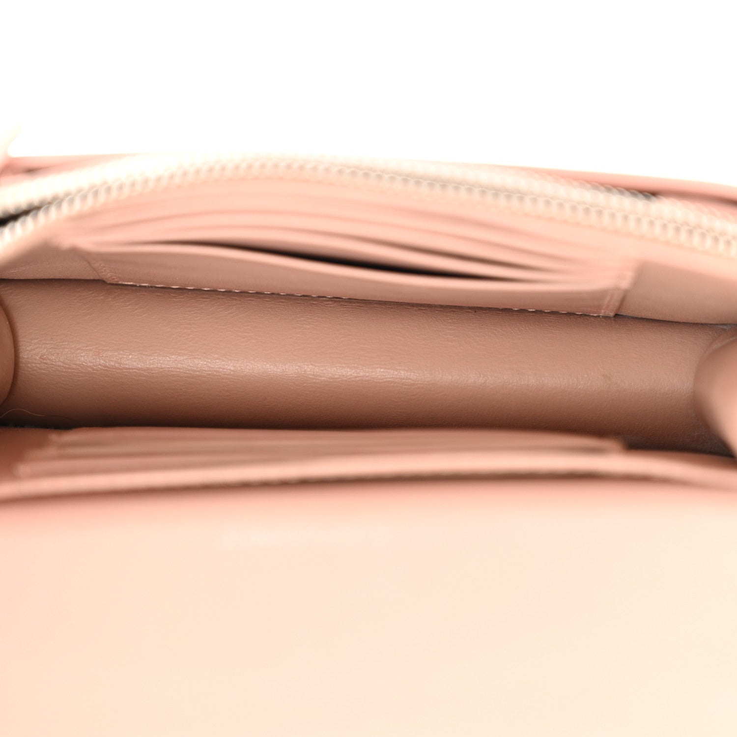 Saint Laurent Calfskin Monogram Sunset Chain Wallet Light Pink 4 of 19
