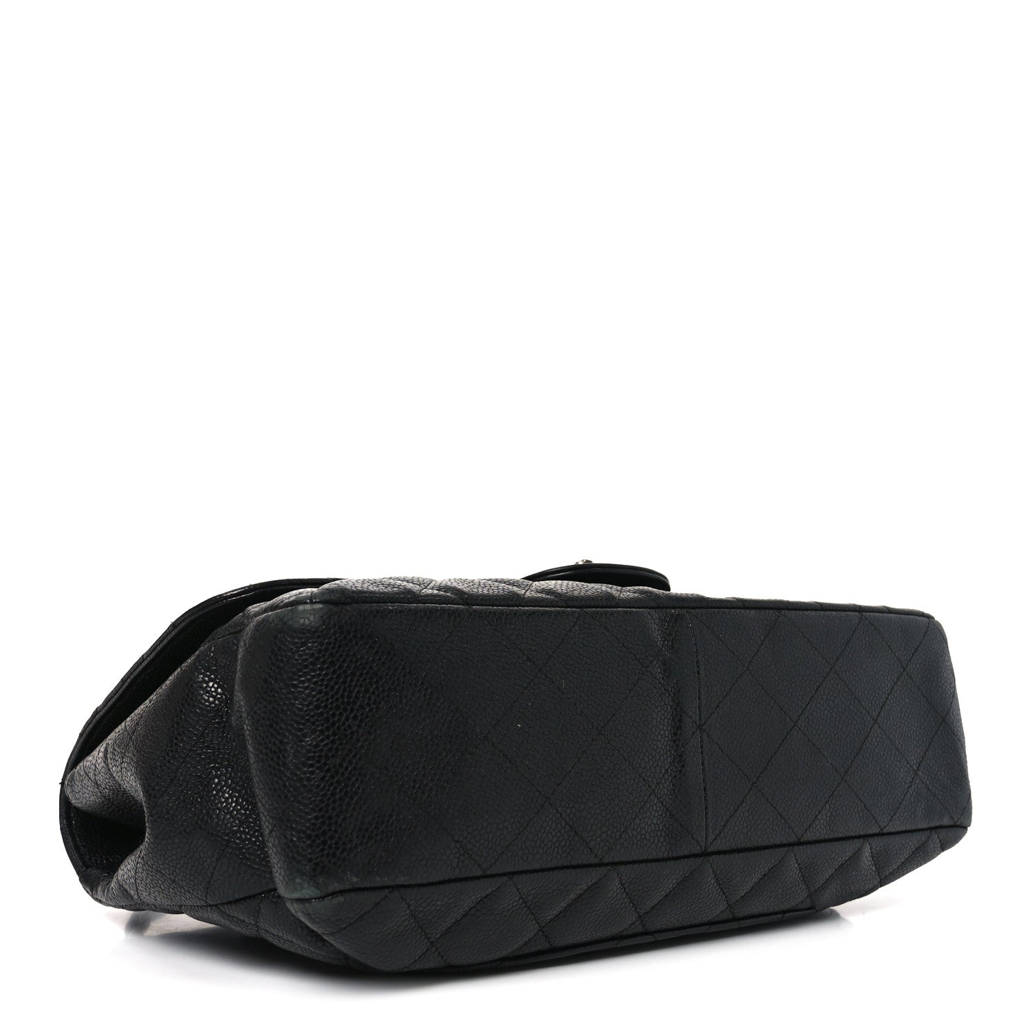 Chanel Caviar Quilted Jumbo Single Flap Black 4 of 10
