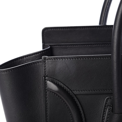 Celine Smooth Calfskin Micro Luggage Black 16 of 16