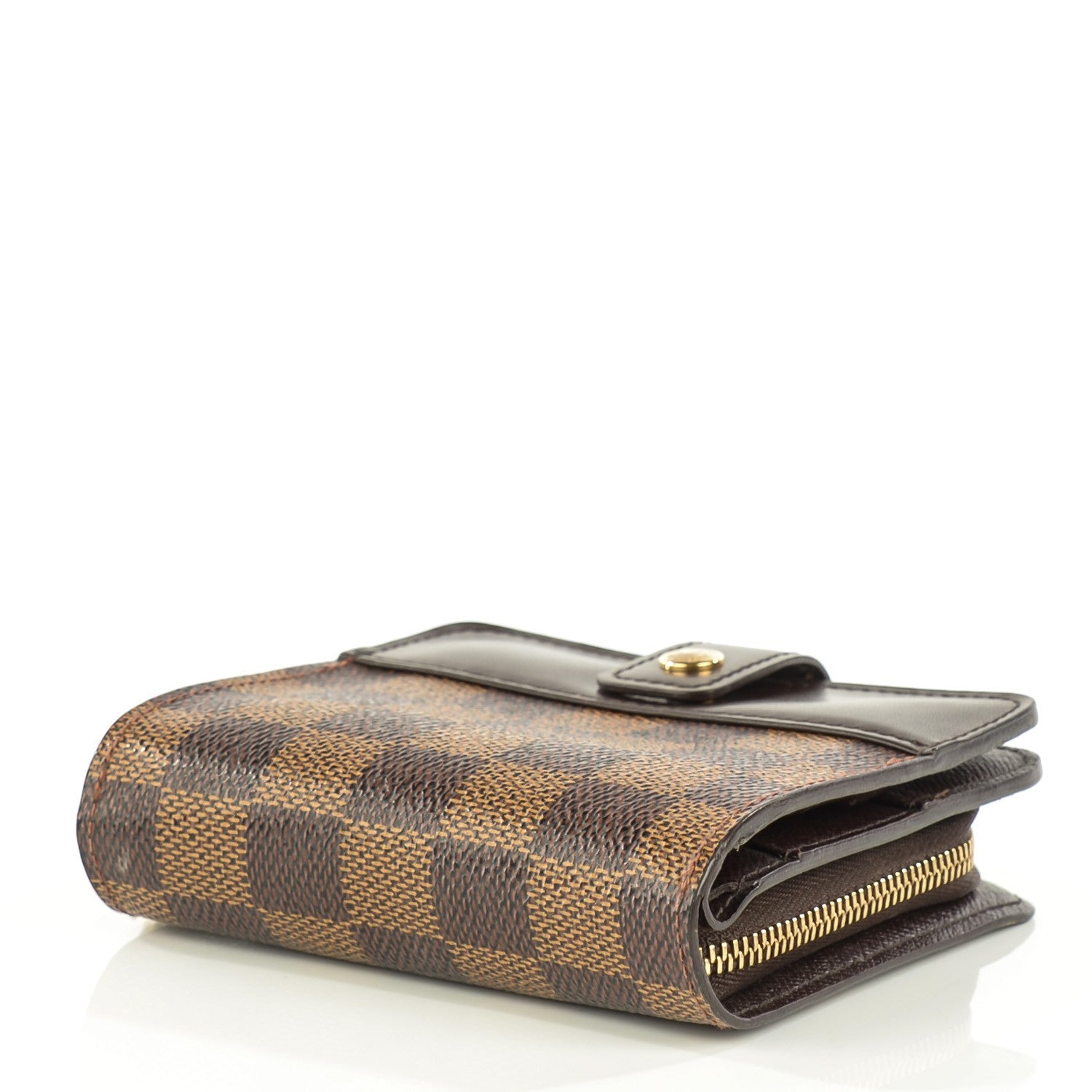 Louis Vuitton Damier Ebene Zippe Zipped Compact Wallet 4 of 7