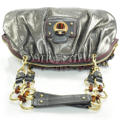 Marc Jacobs Python Capra Satchel Anthracite 5 of 12