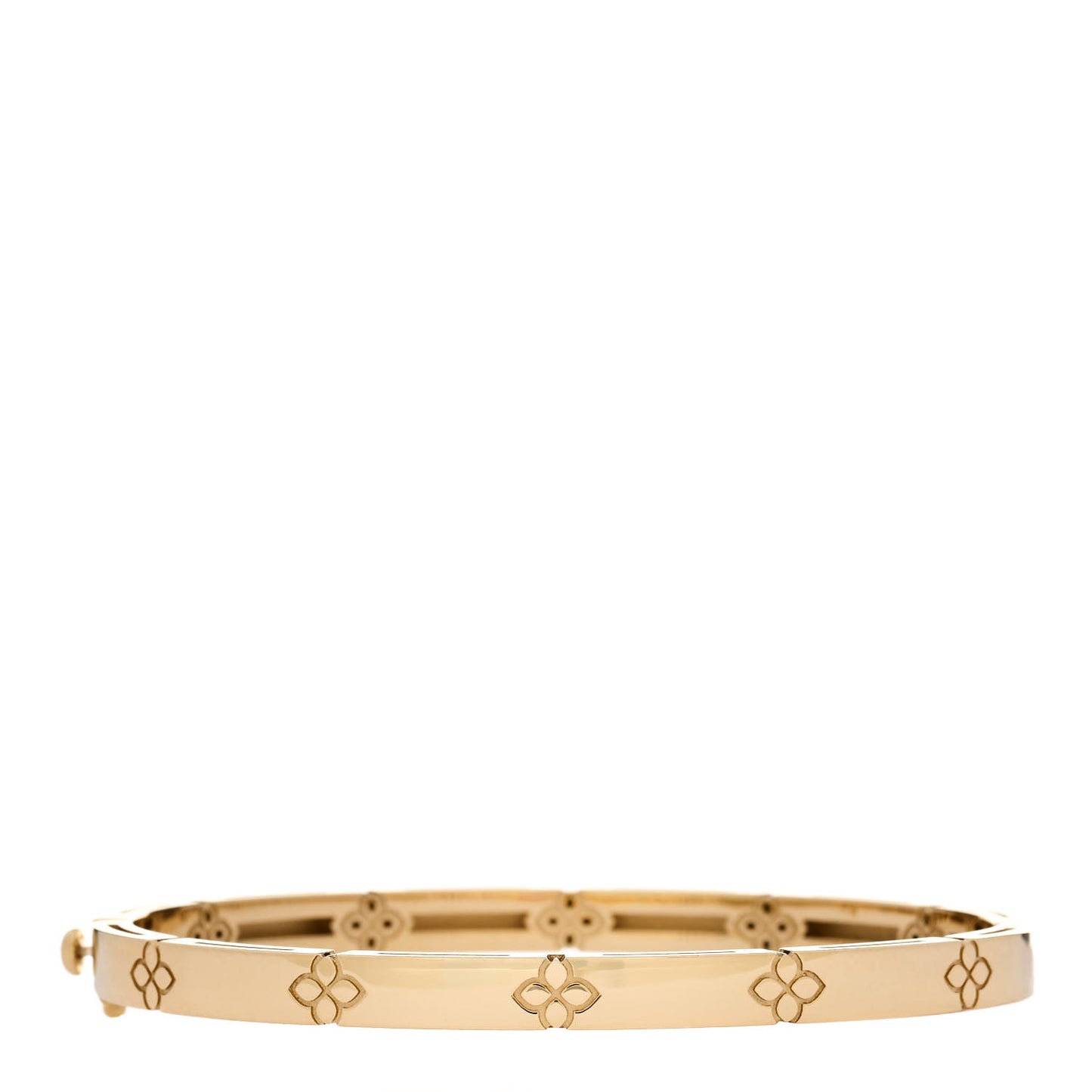 18K Yellow Gold Narrow Love in Verona Bangle Bracelet