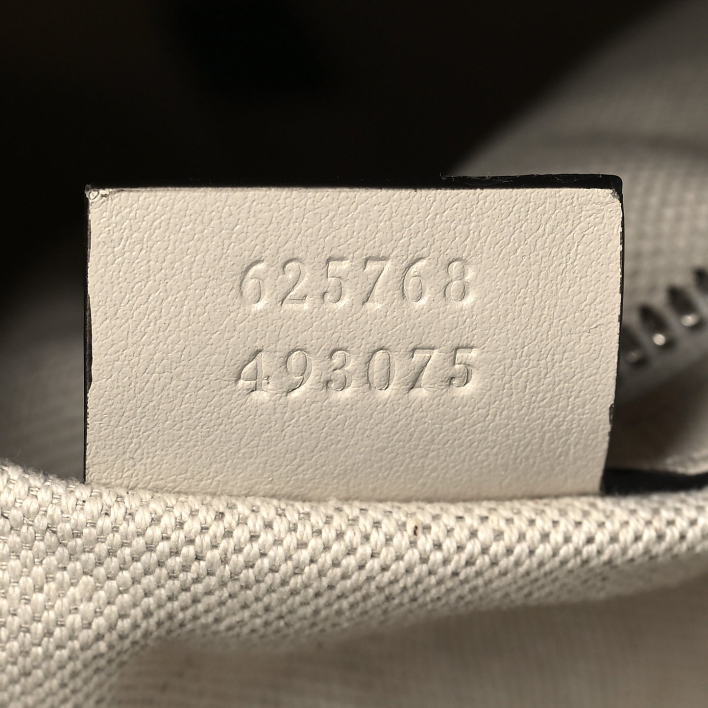 Calfskin GG Tennis Embossed Duffle Bag Mystic White