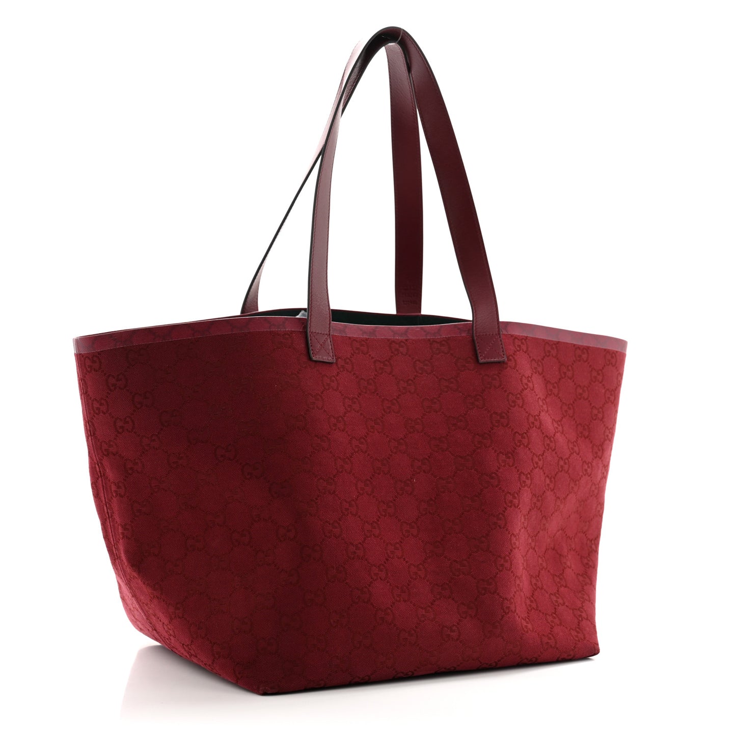 GG Supreme Monogram Medium Totissima Shopping Tote Rosso Ancora