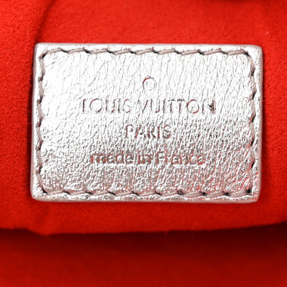 Louis Vuitton Metallic Lambskin Embossed Monogram Coussin PM Silver 6 of 16
