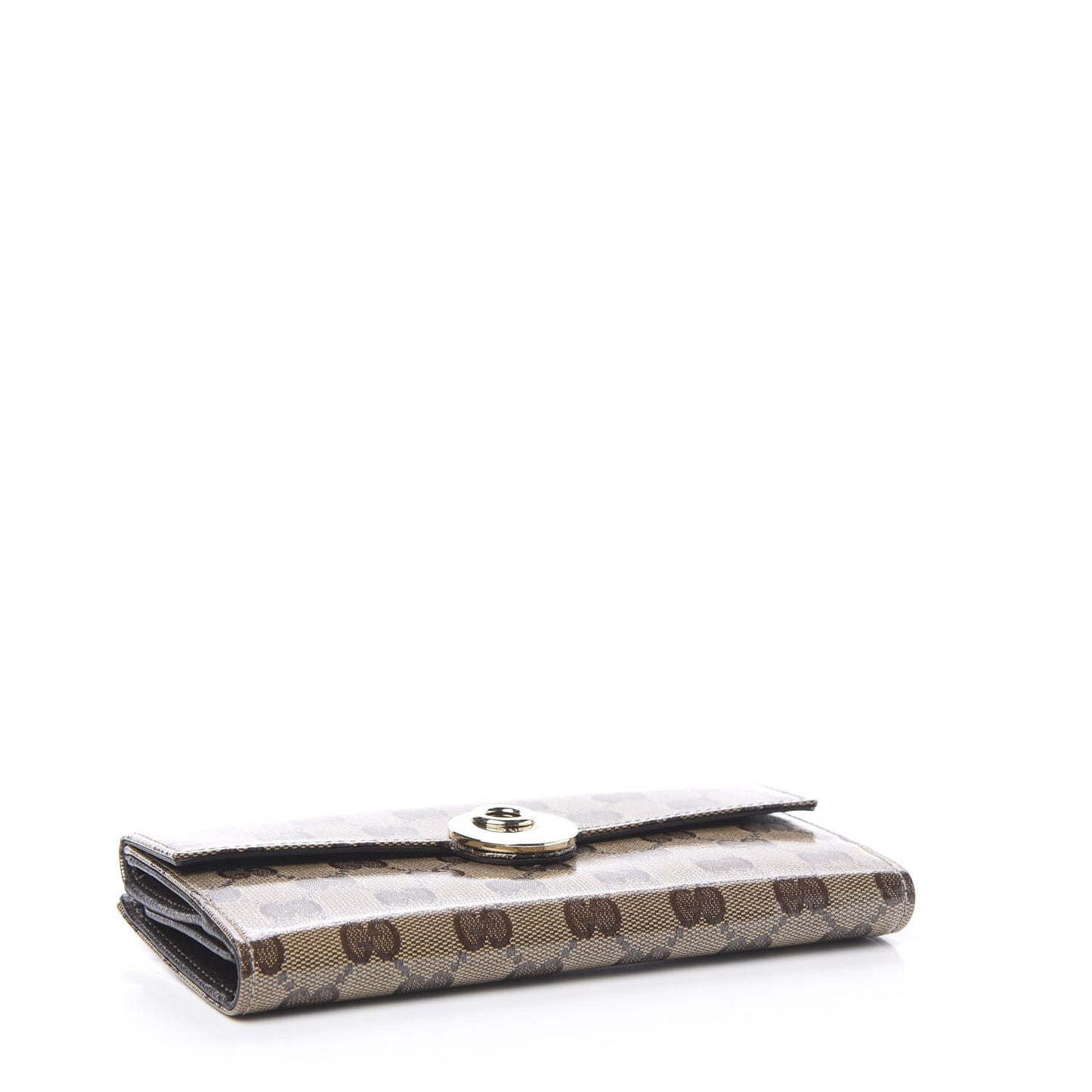 Crystal Monogram Eclipse Continental Wallet