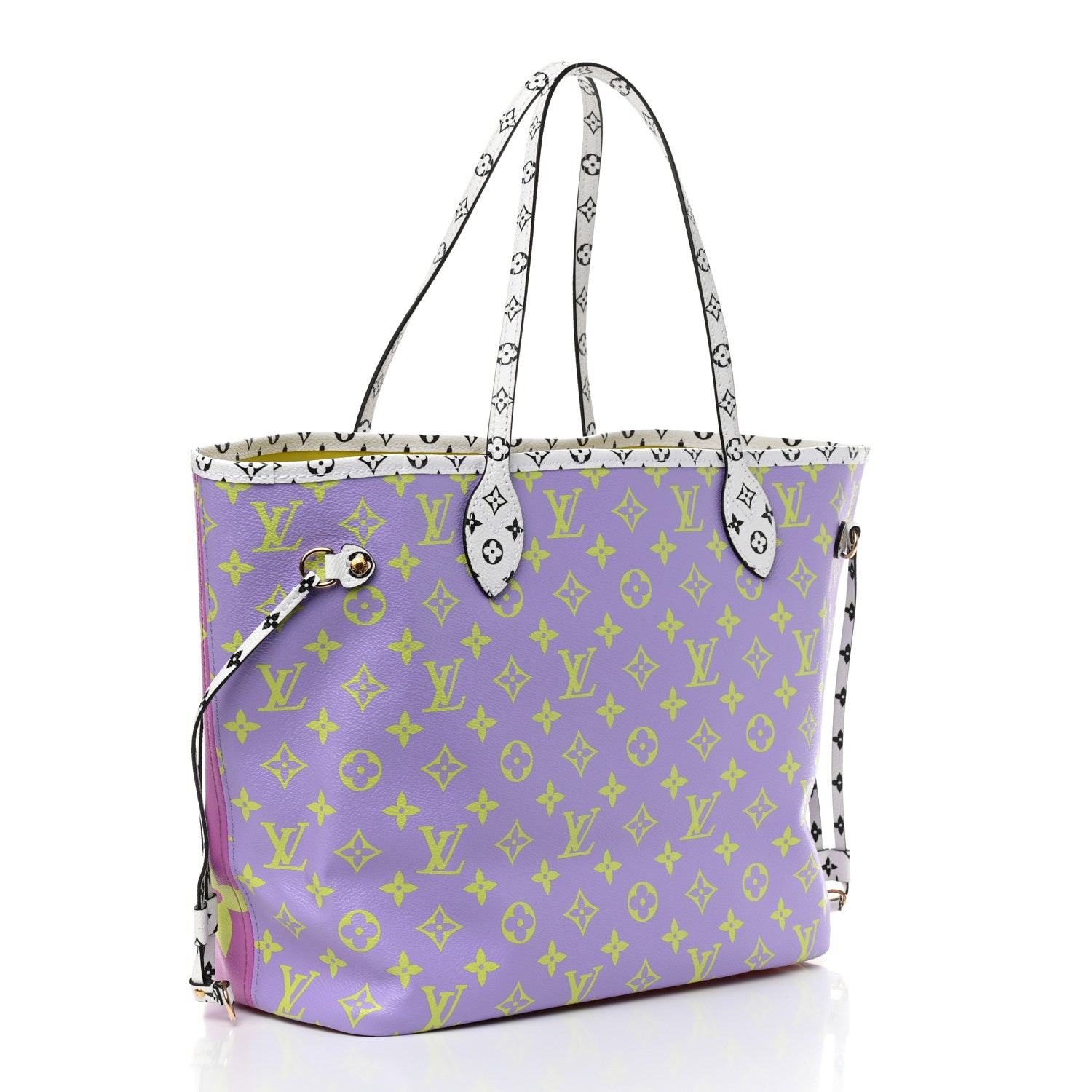 Louis Vuitton Monogram Giant Neverfull MM Pink Lilac 3 of 9