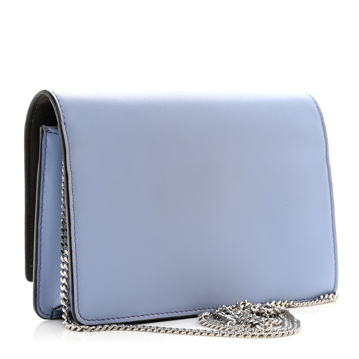 Vitello Dolce Studded Tube Wallet On Chain Ardesia Multicolor