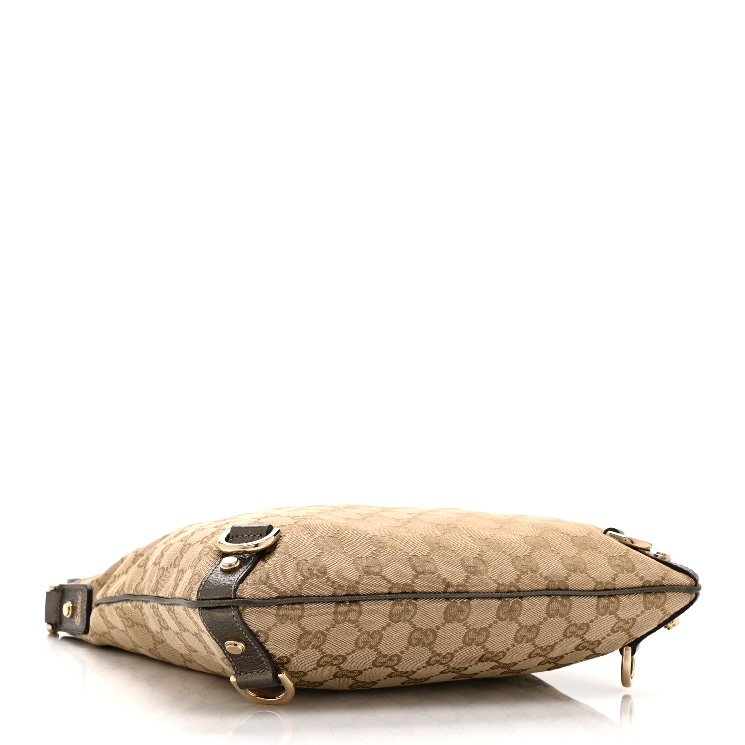 Gucci Monogram Abbey Messenger Bag Pewter 4 of 11