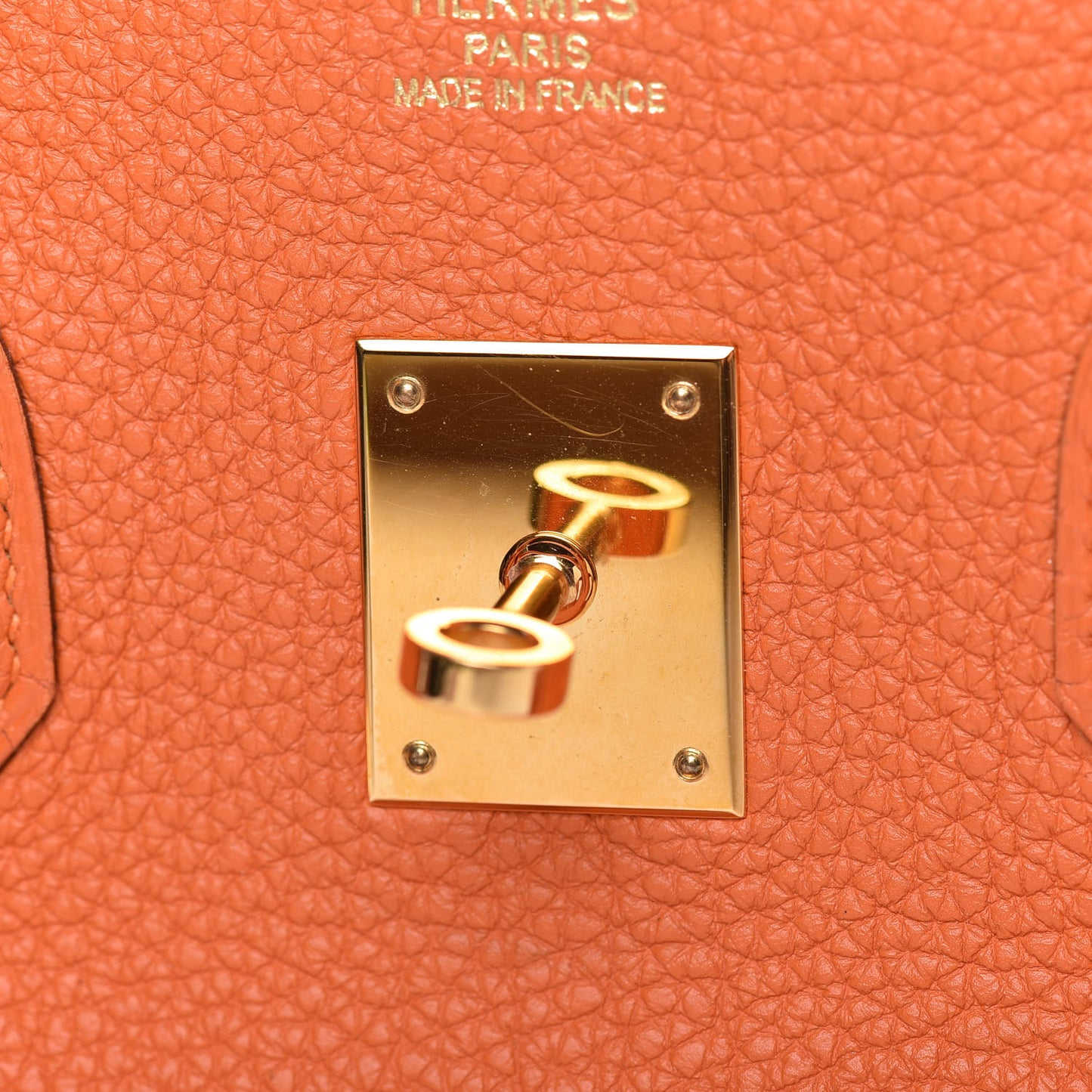 Togo Birkin 35 Orange