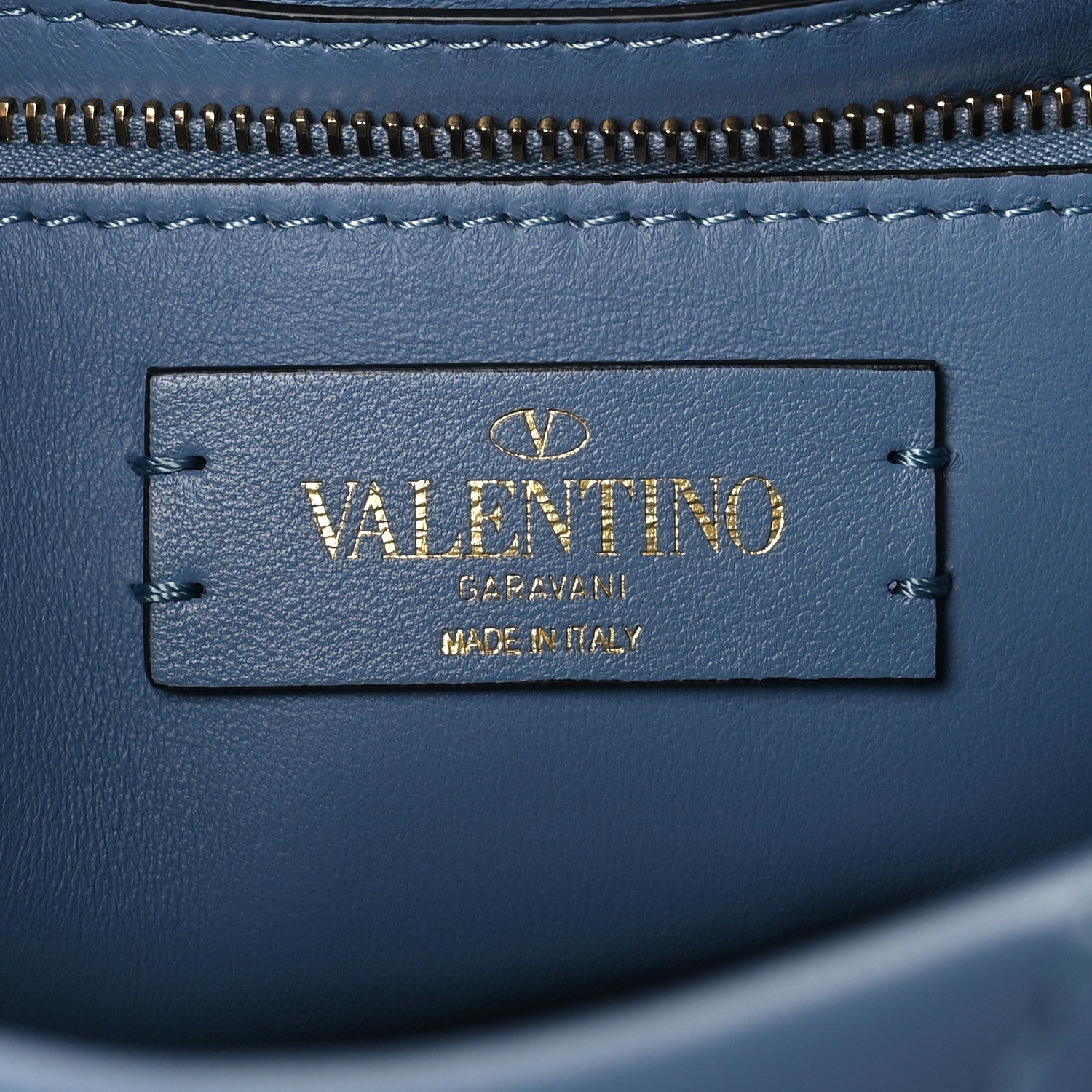 Valentino Garavani Nappa Large Roman Stud Shoulder Bag Niagara 6 of 8
