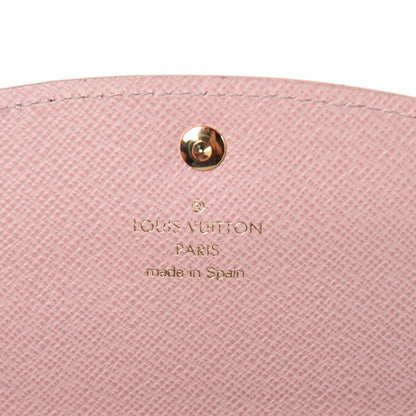 Louis Vuitton Damier Ebene Caissa Wallet Rose Ballerine 6 of 11