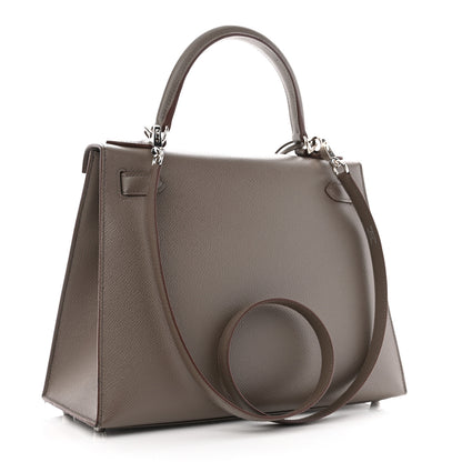 Hermes Epsom Kelly Sellier 28 Etain 3 of 11