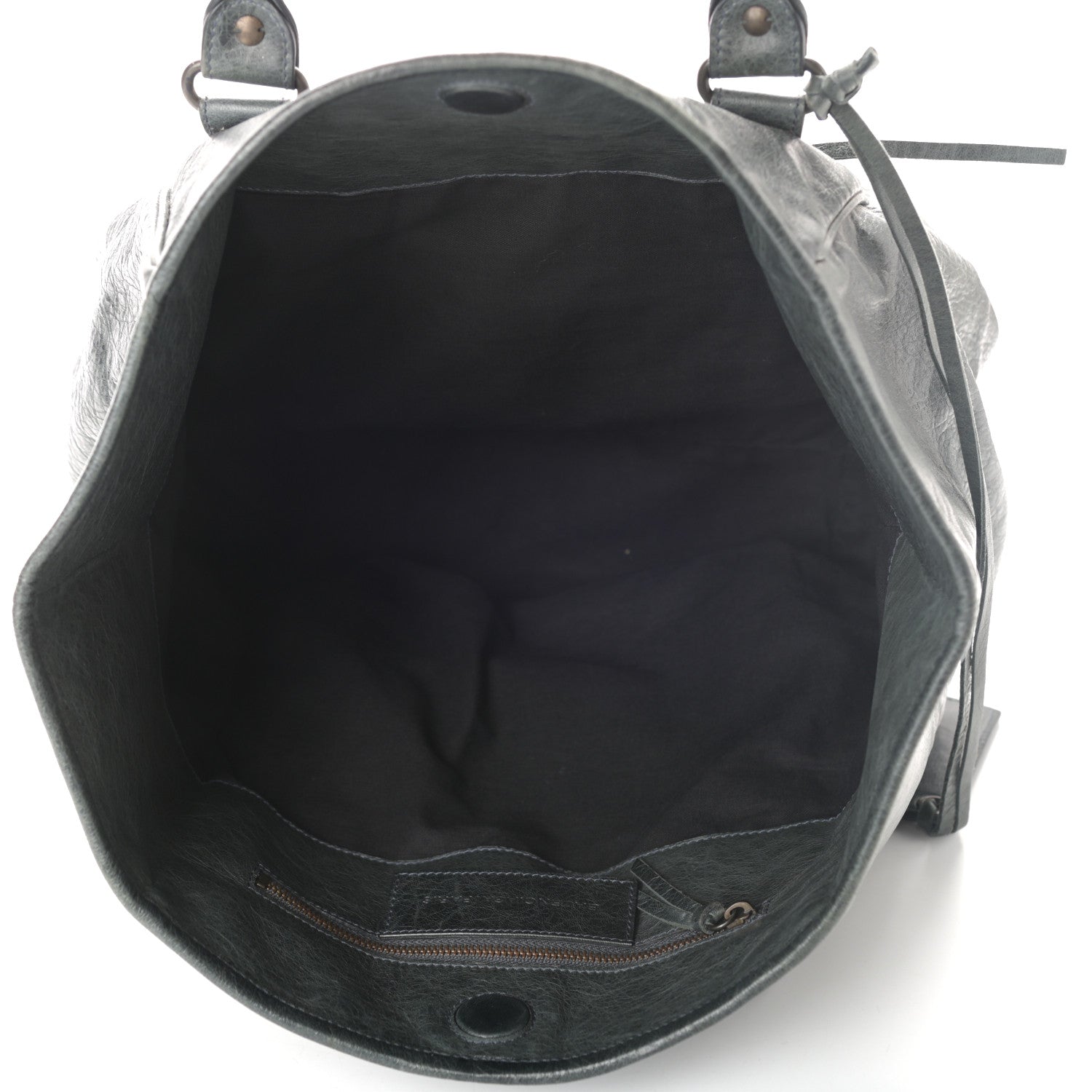Balenciaga Agneau Classic Hardware S Sunday Tote Anthracite 5 of 10