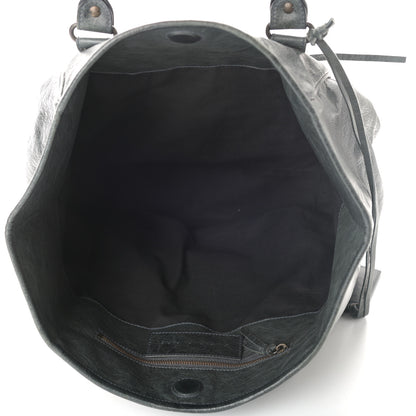 Balenciaga Agneau Classic Hardware S Sunday Tote Anthracite 5 of 10