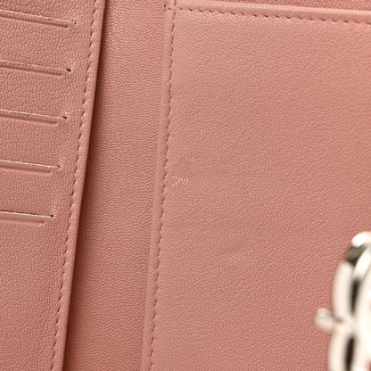 Chanel Lambskin Quilted CC Box Flap Wallet Light Pink 11 of 12