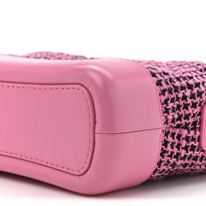 Chanel Tweed Calfskin Small Gabrielle Hobo Pink 10 of 10