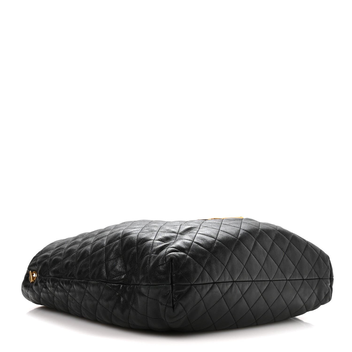 Saint Laurent Lambskin Quilted Maxi Icare Shopping Tote Black 5 of 11
