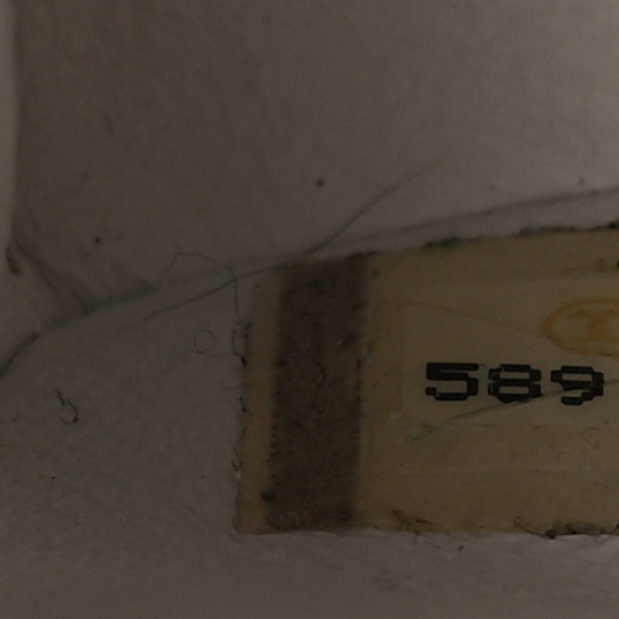 Caviar Quilted Mini Square Flap White