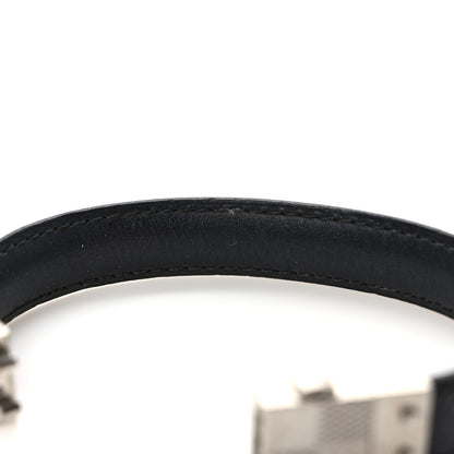 Louis Vuitton Damier Graphite Check It Reversible Bracelet 21 5 of 6