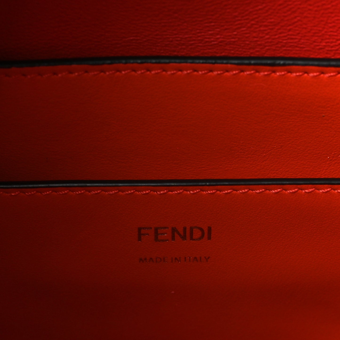 Vitello Grace F is Fendi Stamp Patch Perforated Small Mon Tresor Bucket Bag Nocciola