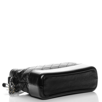 Chanel Calfskin Quilted Medium Gabrielle Hobo Black 4 of 8