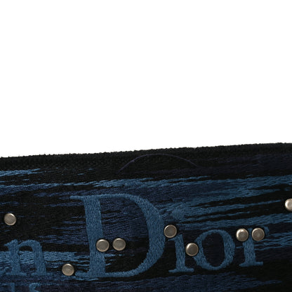 Christian Dior Canvas Embroidered Studded KaleiDiorscopic Shoulder Strap Blue 5 of 5