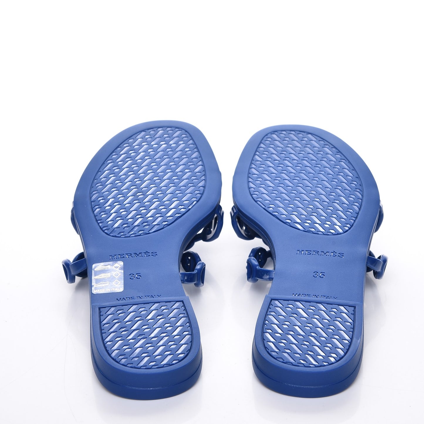 Rubber Chaine d'Ancre Rivage Sandals 35 Bleu Smalt