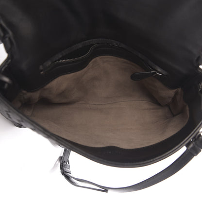 Bottega Veneta Nappa Intrecciato Dahlia Clutch Crossbody Black 5 of 9