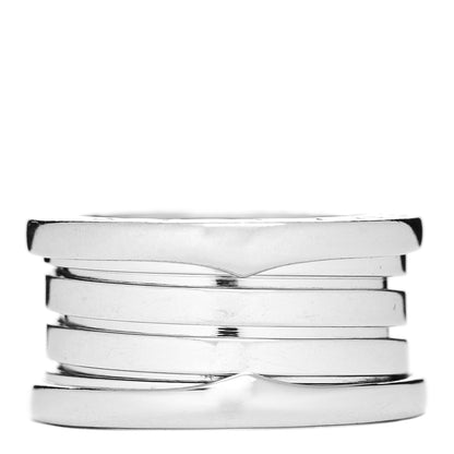 Bulgari 18K White Gold B.Zero1 Four-Band Ring 50 5.25 1 of 5