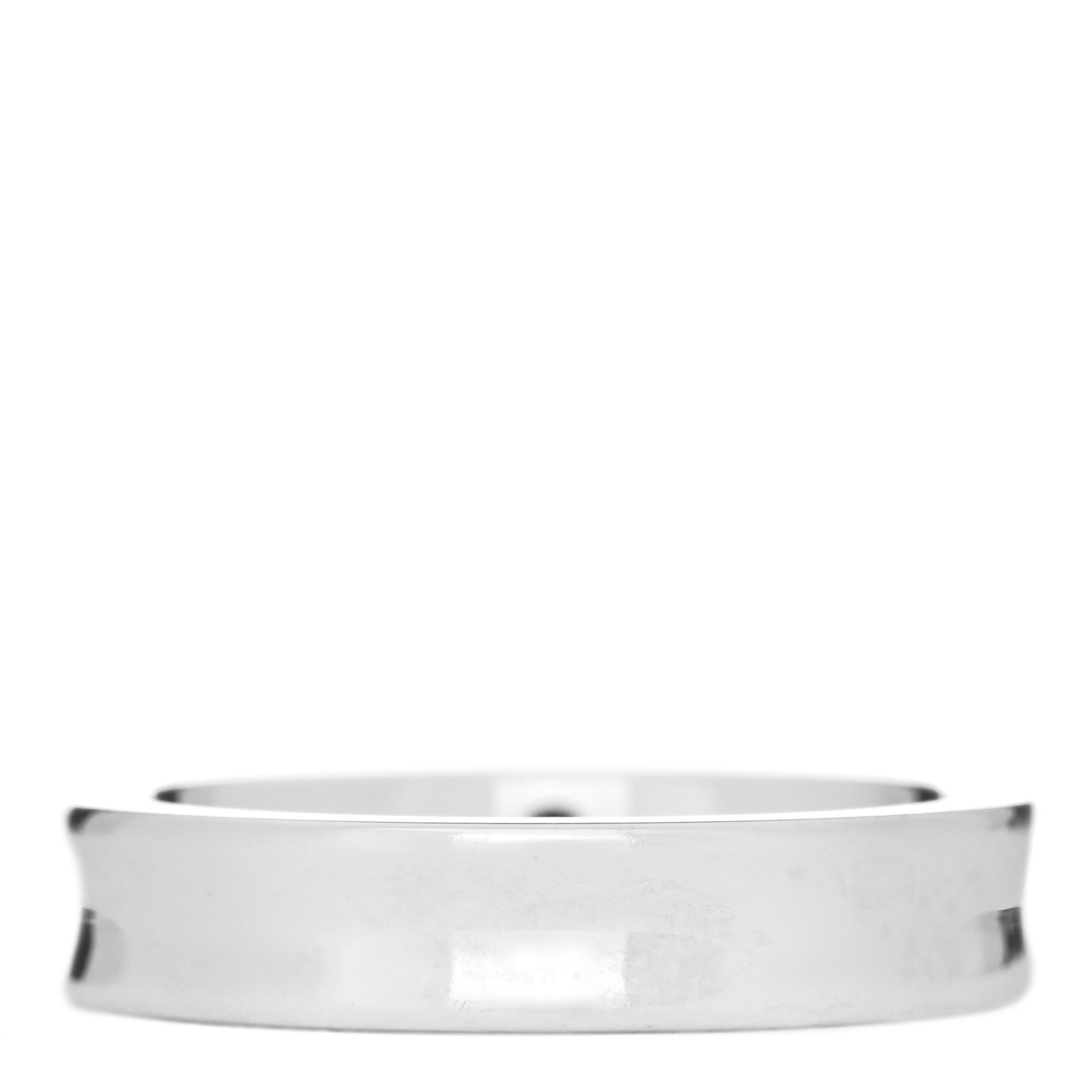 Tiffany 18K White Gold Diamond Narrow 1837 Ring 48 4.5 3 of 4